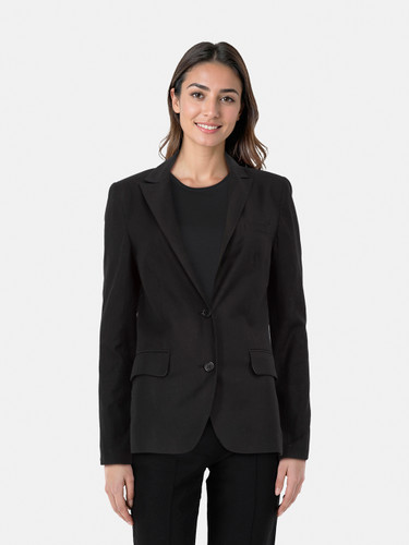 Zadig & Voltaire Black Back Crystal Skull Blazer