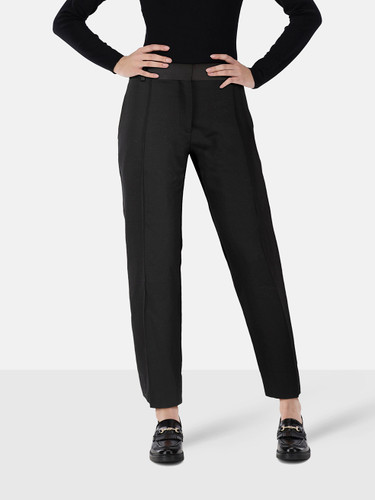 Céline Black Wool Skinny Fit Trousers