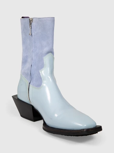 EYTYS Blue Leather Cowboy Luciano Boots