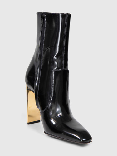 Saint Laurent Black Auteuil 105 Heeled Boots