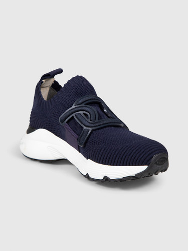 Tod's Navy Kate Slip On Trainers