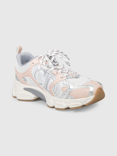 Dior Nude & Silver Tone Chrono Trainers