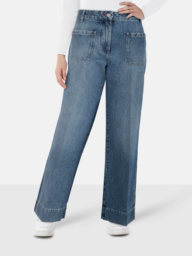 Victoria Beckham Blue Denim Alina Jeans
