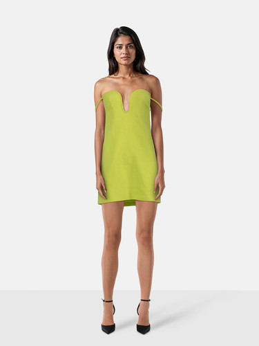 Alexis Yellow Brant Mini Dress