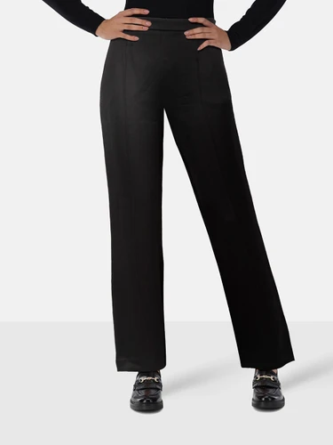 Saint Laurent Black Straight Leg Trousers