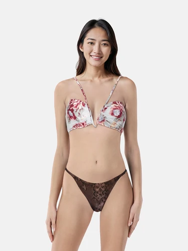 Zimmermann Floral Print Bikini Top