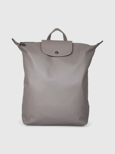 Longchamp Grey Leather Le Pliage Xtra Backpack