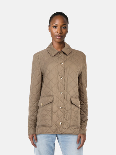 Burberry Khaki Quilted Jacket