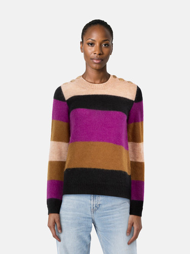 Vanessa Bruno Striped Mohair Knit Jumper