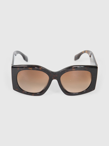 Burberry Havana Rectangle Madeline Sunglasses