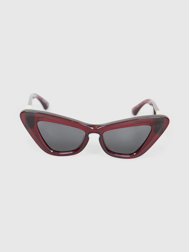 Burberry Red Cat Eye Tinted Sunglasses