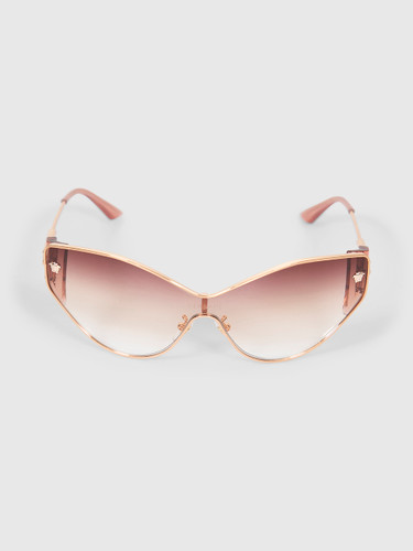 Versace Gold Gradient Orange Brown Sunglasses