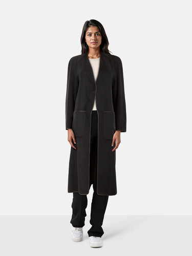 Hermès Brown Cashmere Long Coat
