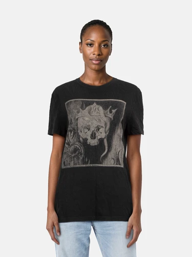 Alexander McQueen Black Crown Skull T-Shirt
