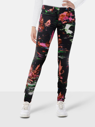 Balenciaga Tropical Patterned Jeans