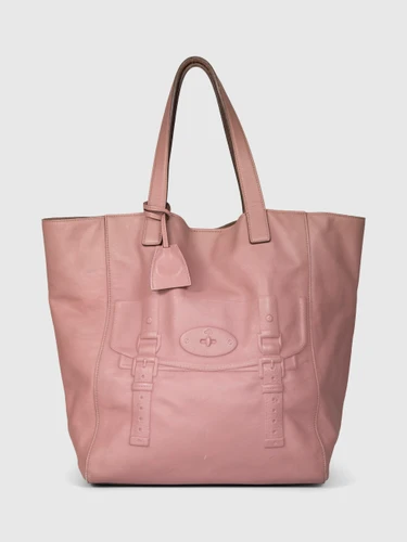 Mulberry Pink Leather Maisie North South Tote
