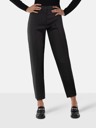 Max Mara Black Slim Mid Rise Trousers