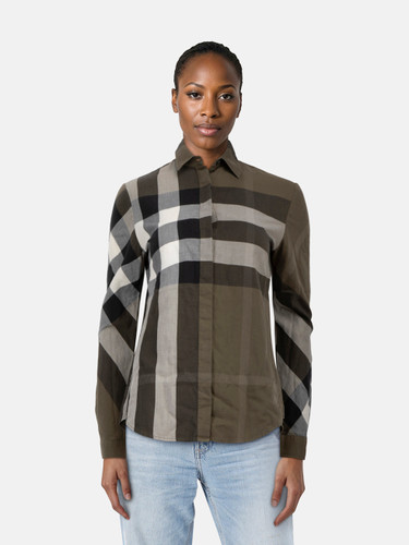 Burberry Khaki Nova Check Shirt
