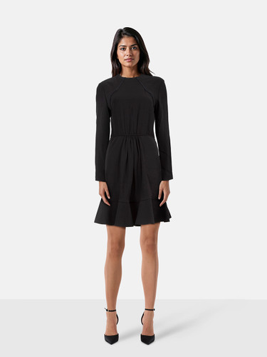 Chloé Black Long Sleeve Knee Length Dress