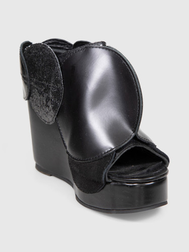 Comme Des Garcons Black Circle Accent Wedges