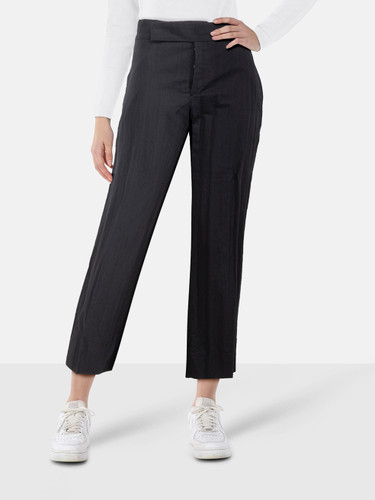 Marni Black Mid Rise Straight Leg Trousers