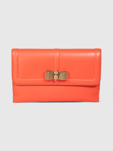Christian Louboutin Red Leather Sweet Charity Wallet