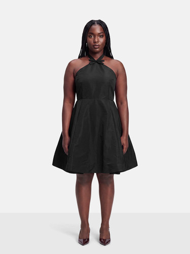 Bernadette Black Halterneck Knee Length Dress Bernadette Black Halterneck Knee Length Dress