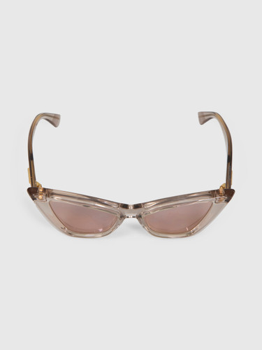 Bottega Veneta Pink Sheer Cat Eye Bv1101S Sunglasses Bottega Veneta Pink Sheer Cat Eye Bv1101S Sunglasses