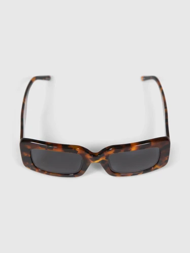 Linda Farrow Tortoiseshell Oversized Jorja Sunglasses