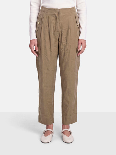 ME+EM Khaki Cargo Elastic Trousers