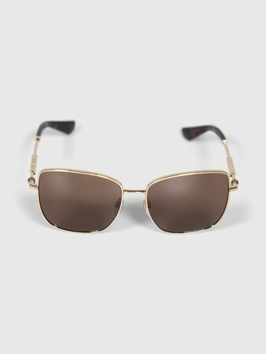 Burberry Brown Square Oversized Sunglasses