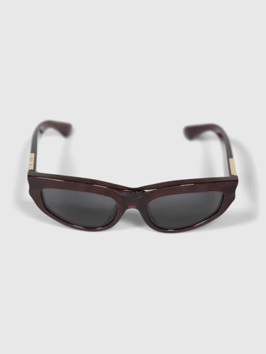 Burberry Red Nova Check Cat Eye Sunglasses
