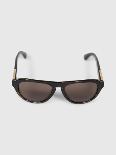 Burberry Havana Aviator Tinted Sunglasses