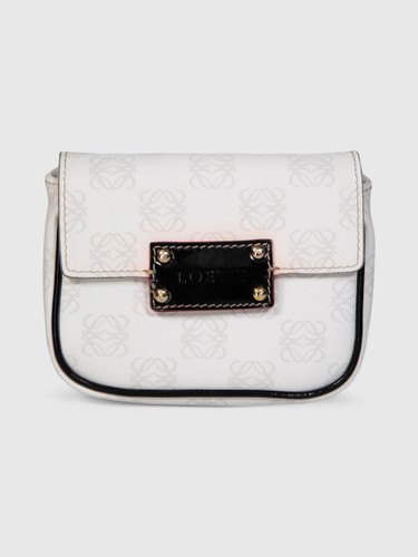 Loewe White Anagram Shoulder Bag