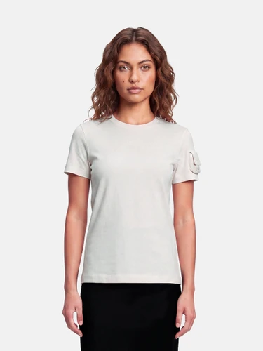 Fendi White Pocket Sleeve T-Shirt