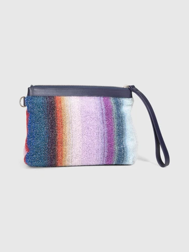 Missoni Striped Towelling Clutch Bag