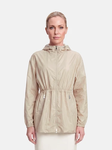 Moncler Beige Weteau Raincoat