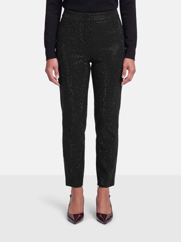 Ralph & Russo Black Crystal Embellished Trousers