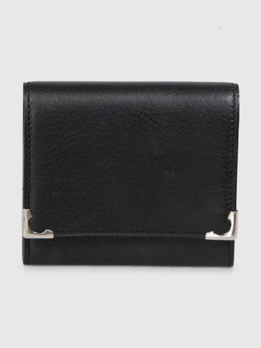 Cartier Black Leather Coin Pouch