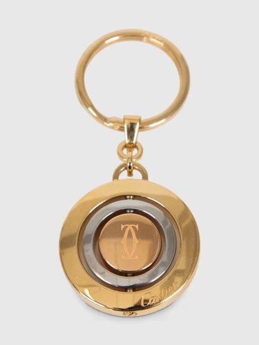 Cartier Three Ring Motif Key Ring Trinity