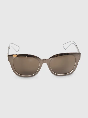 Dior Grey Metal Cannage Diorama Sunglasses
