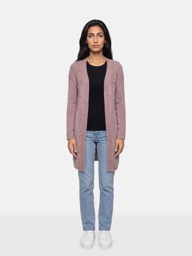 Zadig & Voltaire Purple Alpaca Long Cardigan