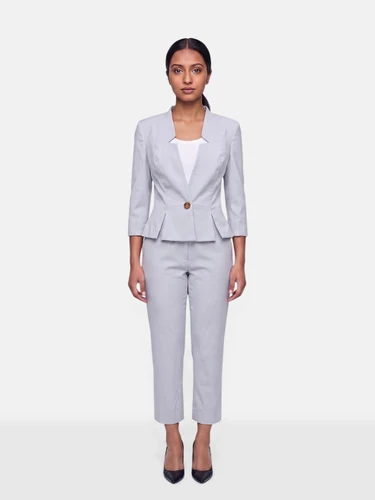Vivienne Westwood Light Blue Wool Suit Set