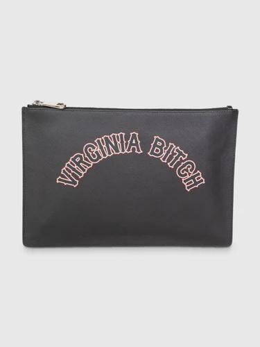 Givenchy Black Saffiano Faux Leather Clutch Givenchy Black Saffiano Faux Leather Clutch