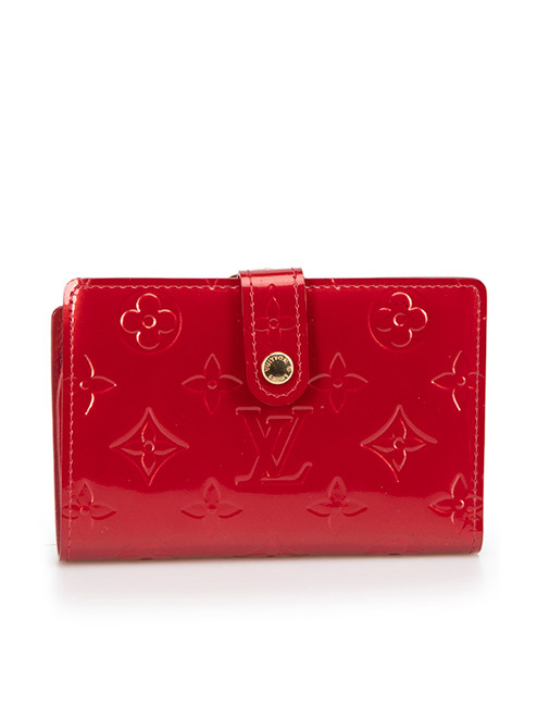 Louis Vuitton Authentic Monogram VERNIS Pomme D'amour Bifold