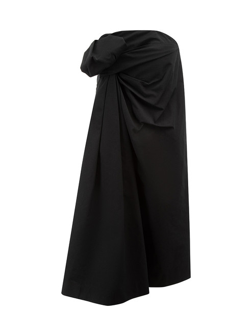 Chloé Black Strapless Evening Mini Dress