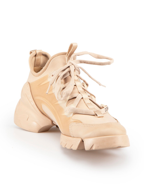 Dior Beige Chunky Sole D Connect Trainers