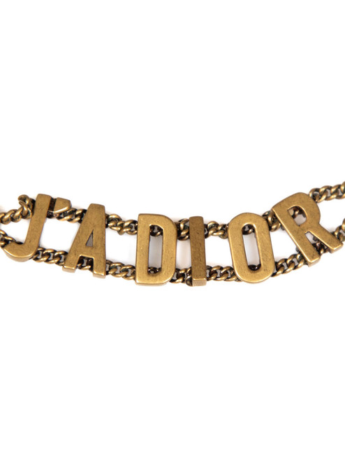 Dior Old Gold J’Adior Chain Necklace