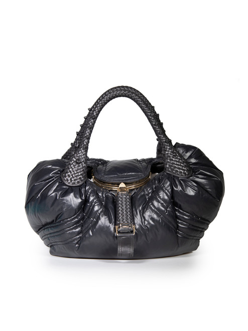 Used Fendi Black Puffer Spy Bag | CSD