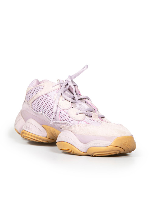 Yeezy Adidas X Yeezy Lilac Suede Panel 500 Trainers